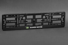 2 X Range Rover Euro License Plate Frame
