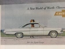 Ready To Displayprint 1962 Chevrolet Impala Convertibleoriginalbubble Top Ad