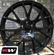 20x9 Hellcat Style Gloss Black Wheels Rims Fits Dodge Charger