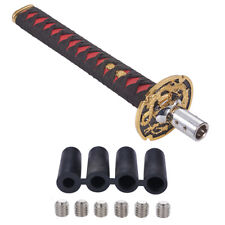 Long Black Katana Manual Automatic Car Gear Stick Shifter Shift Knob Universal
