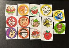 14 Trend Scratch Sniff Retro 80s Repro Stickers. Free Shipping Set 3 1980s