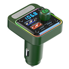 Car Bluetooth Fm Transmitter Mp3 Player Wireless Adapter Dual Pd Usb Charger 36w