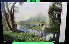 Postcard- Pennsylvania-philadelphia Fairmount Park Bridge Over Canal Landscape