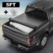 Truck Tonneau Cover For 2005-2015 Toyota Tacoma 5ft Short Bed Roll Up On Top