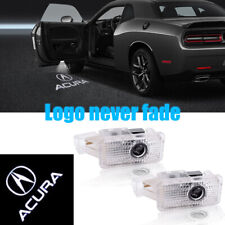 2 Hd Led Door Projector Puddle Courtesy Lights For Acura Mdx Rlx Tlx Tl Zdx Rdx