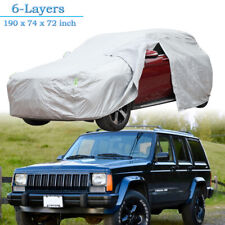 For Jeep Cherokee Full Car Suv Cover All Weather Dust Water Proof W Zipper Lock