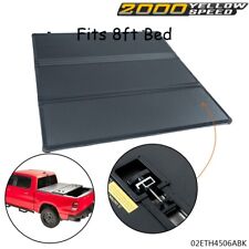 Hard Tri-fold Tonneau Cover Fit For 07-13 Chevy Silverado Gmc Sierra 8ft Bed