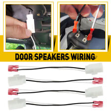 4pcs Door Speakers Wiring Harness Adapter Connector For Dodge Ram 1500 2500 3500