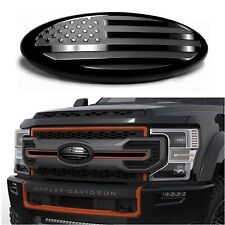 9inch For Ford F150 F250 Edge Front Grille Tailgate Emblem Us Flag Oval Badge Us