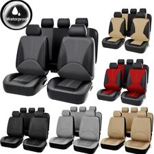For Lexus Full Set Car Seat Covers Pu Leather 5 Seats Front Rear Row Cushions
