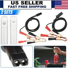 Universal Fuel Injector Flush Cleaner Adapter Diy Kit Car Cleaning Tool Nozzle