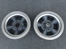 Qty 2 Torque Thrust D 5 Spokecl Style Mag Wheels 15 X 5 12 Chevy 5x4.75