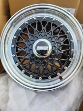 15 Rims Bbs Style Reps Wheels Rims Fitment 15x7 20 Offset 4x1004x114.3 Black