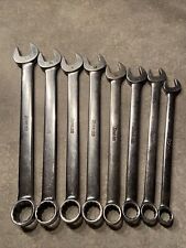 Snap-on Tools Metric Combination 12-point Standard Flank Drive Wrench Set 8pc