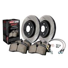 Stoptech Sport Axle Pack Slotted Rotor Front Brake Kit With Brake Lines 977.40