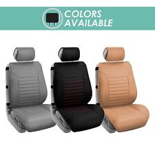 Quilted Leather Car Seat Covers Fit For Car Truck Suv Van - Front Seats