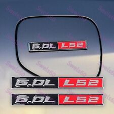 For 2 Chevy Trailblazer Ss Ls2 6.0l Engine Emblems Badges Metal 3