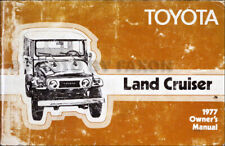 1977 Toyota Land Cruiser Owners Manual Original Oem User Guide Book