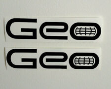 Geo Decal Metro Tracker Storm Lsi Hardtop Convertible Logo Bumper Sticker Black