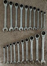 20pc Gearwrench Standard Metric Ratcheting Combination Wrench Set New