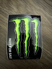 Monster Energy 3x4 Sticker Green Logo Decal