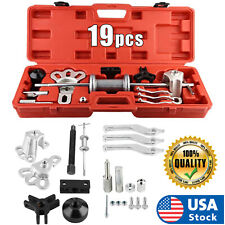 Usa Slide Hammer Dent Puller Tool Kit Wrench Adapter Axle Bearing Hub Auto Set