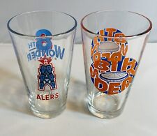 Houston Oilers Astrodome 8th Wonder Of The World Glasses