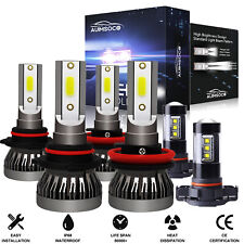 For Gmc Sierra 1500 2500hd 3500hd 2007-2013 Led Headlight Fog Light Bulbs Kit