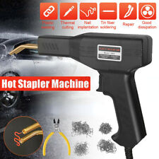600 Staples Hot Stapler Car Bumper Fender Fairing Welder Gun Plastic Repair Kit