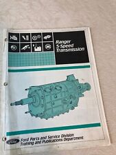 Ford Ranger 5 Speed Transmission Factory Shop Service Repair Manual Sku55