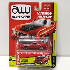 Auto World 1972 Ford Mustang Mach 1 Rare Vintage Muscle 1 Of 2500 Release 2