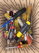 Lot Of 50 Used Screwdrivers-nutdrive Other Various Tools Multiple Brands