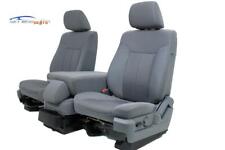 Ford F150 Seats F-150 Seat Pair Powered Gray Cloth 2009 2010 2011 2012 2013 2014