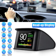 2.2inch Car Digital Hud Obd2 Speedometer Head Up Display Kmh Rpm Compass Alarm