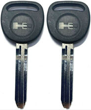 2 Pack - Oem Uncut Key B110 Blade For Gm Hummer H3 2006-2010 With H3 Logo