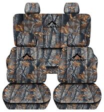 Fits 2015 2018 Chevrolet Colorado - Camouflage Truck Seat Covers