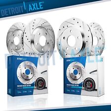 Front Rear Drilled Brake Rotors 2000 2001 2002 2003 04 Ford F-150 5 Lug 4wd