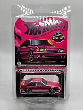 Hot Wheels Red Line Club 1993 Ford Mustang Cobra R Pink Club Exclusive Confirmed