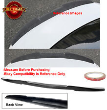 47.25 Pu Semi Gloss Black Flexible Rear Trunk Spoiler Tail Wing Lip Fit Honda