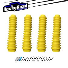 Pro Comp Yellow Universal Shock Absorber Dust Boot Boots Set Of 4 2 X 11