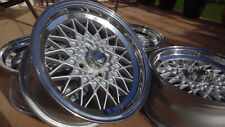 Bbs Mahle 4x100 7x15 Et13 Et28 Bmw E30 Vw Golf Mk1 Mk2 Gti Civic Rs Rm