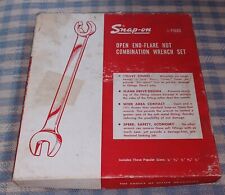 Snap-on 5pc 38- 58 Sae Double End Flare Nut Flank Drive Line Wrench Set Box