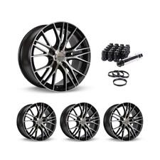 Wheel Rims Set With Black Lug Nuts Kit For 07-13 Bmw 328i P840564 18 Inch