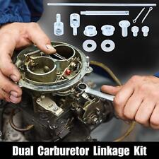 Dual Carburetor Linkage Set For Holley Demon Edelbrock Carter Barry Grant Carb