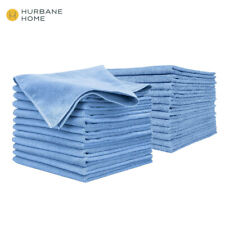 A Grade Hurben 24 Pack 16x16 Inches Soft Microfiber Cleaning Towel Lint-free