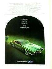 1970 Ford Thunderbird Print Ad Green