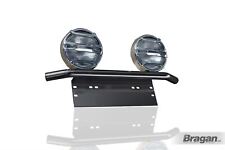 Number Plate Light Bar Chrome Lamps X2 For Jeep Cherokee 2014 Accessory Black