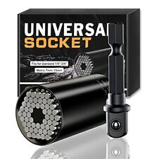 Universal Socket Wrench Magical Grip Alligator Multi Tool W Drill Adapter
