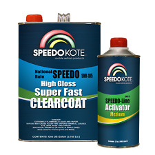 Mobile Refinish Clear Coat High Gloss Super Fast Clearcoat Gallon Kit Smr-10575