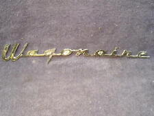 1964 1965 1966 Studebaker Wagonaires Chrome Script Emblem Badge 1360492w